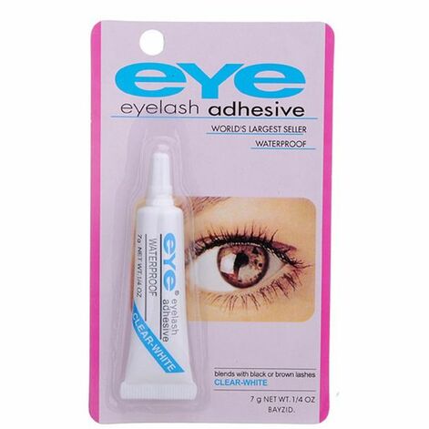 Waterproof Eye Lash Glue Clear-White
